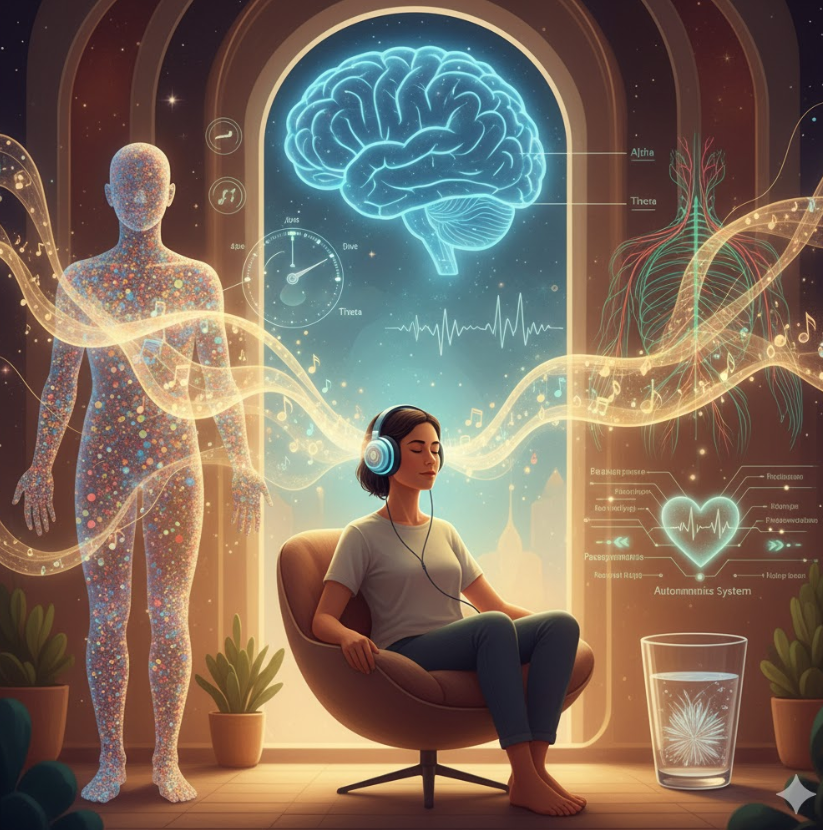 치유주파수 관련 그림