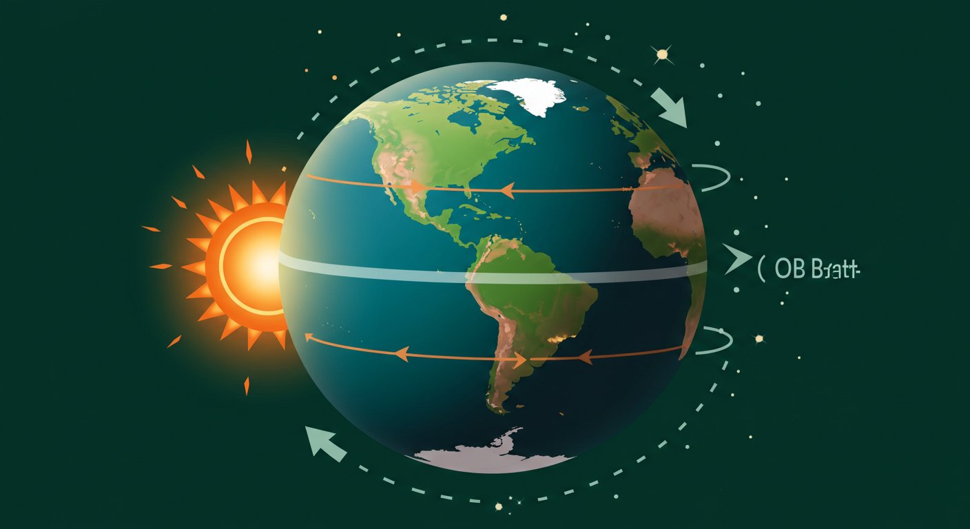 지구의 자전 방향, 해는 왜 동쪽에서 뜰까?