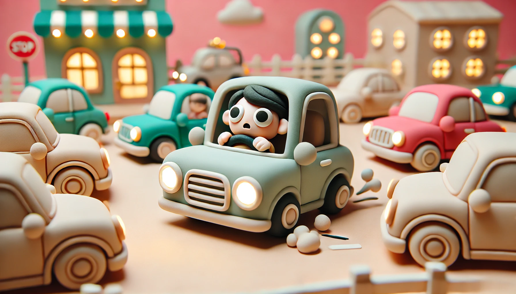 주차했는데 차가 앞 뒤로 흔들거릴 때