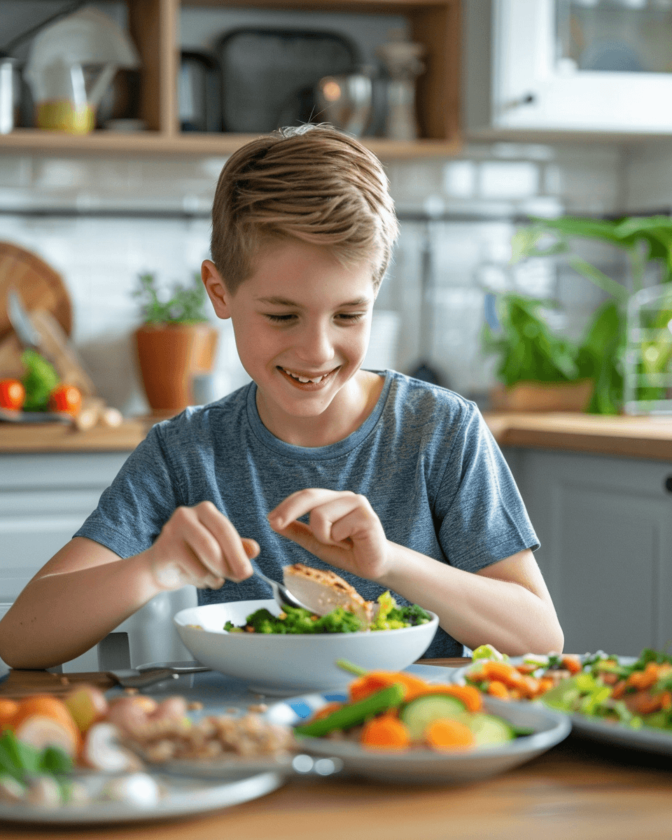 건강식을-먹는-학생