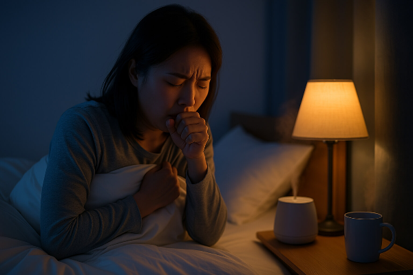 밤에 자다 기침 나오는 이유 알고 나면 소름