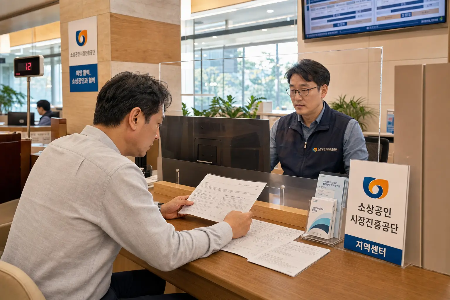 자영업자 대출 정책 자금 심사 통과 매뉴얼과 저신용자 대출 정부 지원 자격을 소상공인시장진흥공단 전산망으로 확인하는 사장님