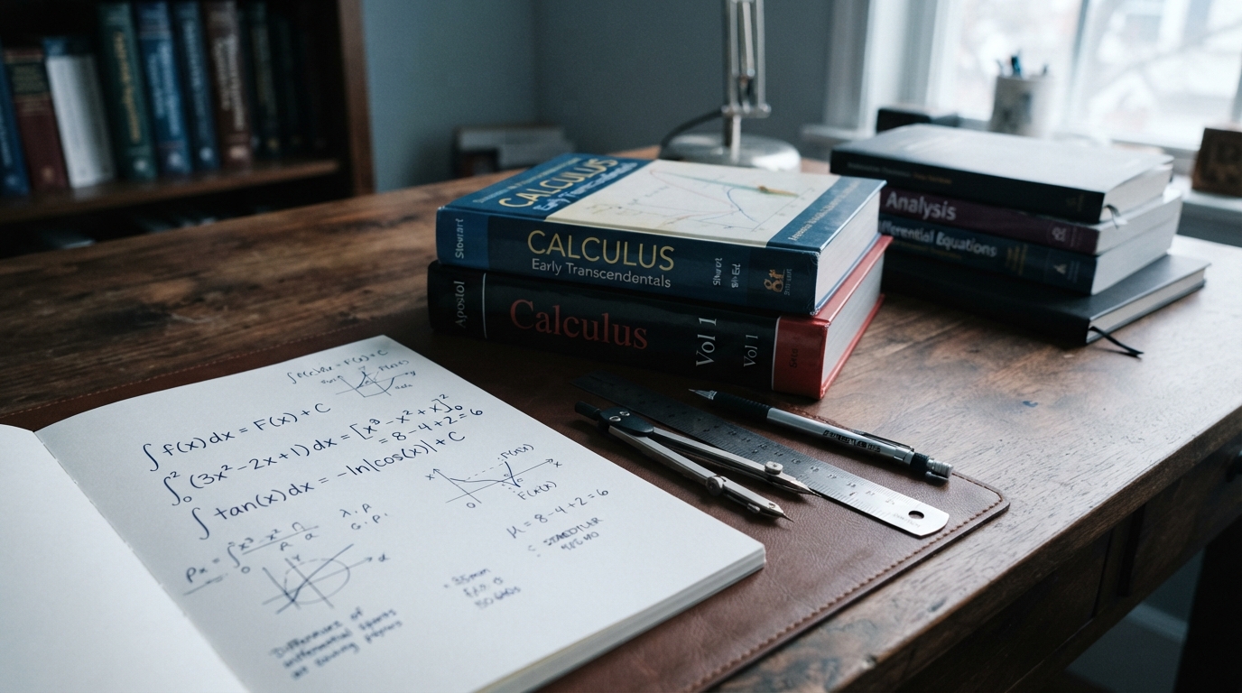 Calculus 수학책과 풀이 사진