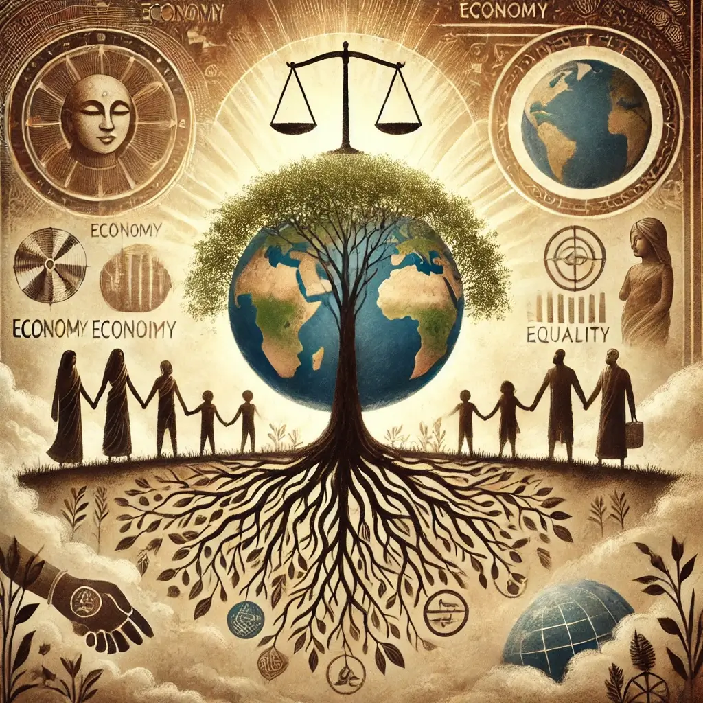 그 옛날 아프리카 여인 '루시'의 후손이며 지구 공동체를 생각하는 불교적 방법