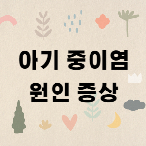 중이염 대표사진