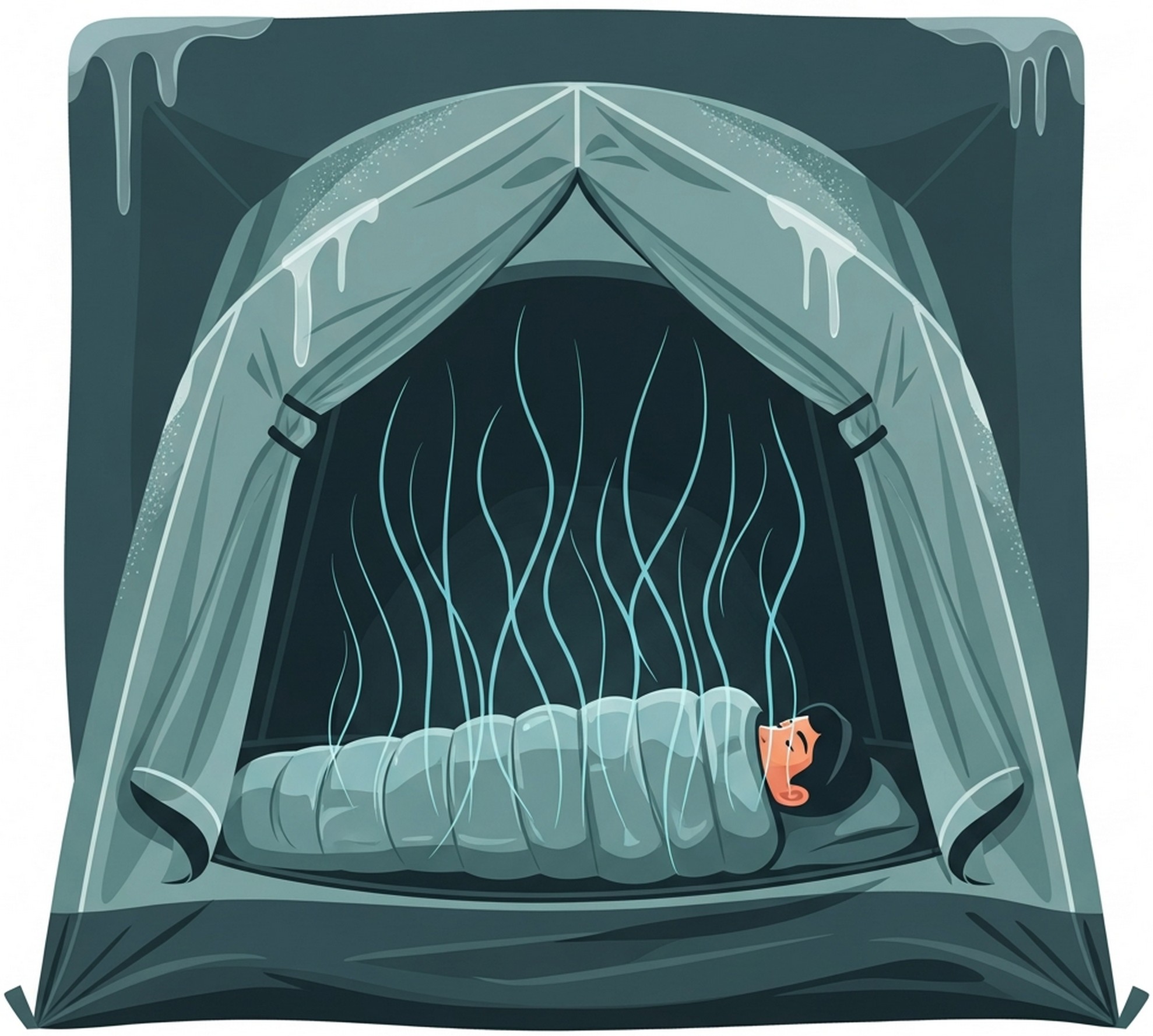 텐트 내부 열손실