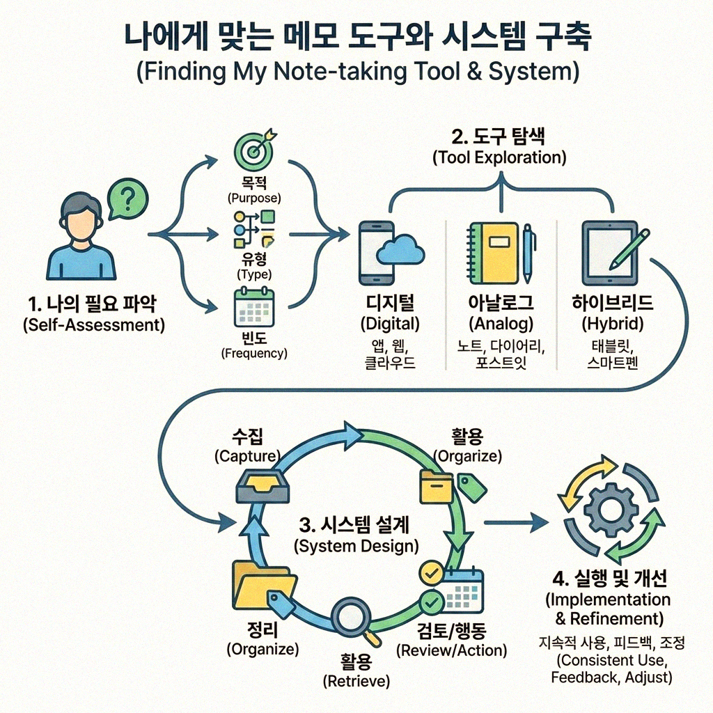 생산성을 높이는 똑똑한 메모 습관 만들기