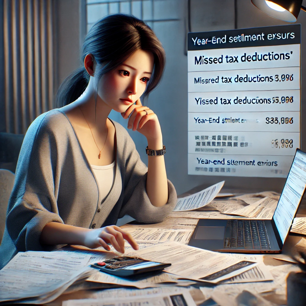 연말정산 실패 사례! 나도 모르게 놓친 항목들, 당신도 해당되나요