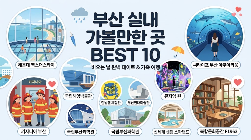 부산 실내 가볼만한 곳