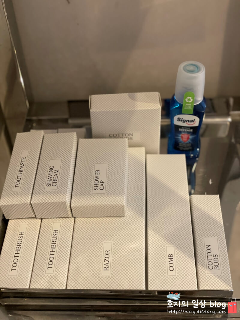 JW메리어트 싱가포르 디럭스 스위트룸 어메니티