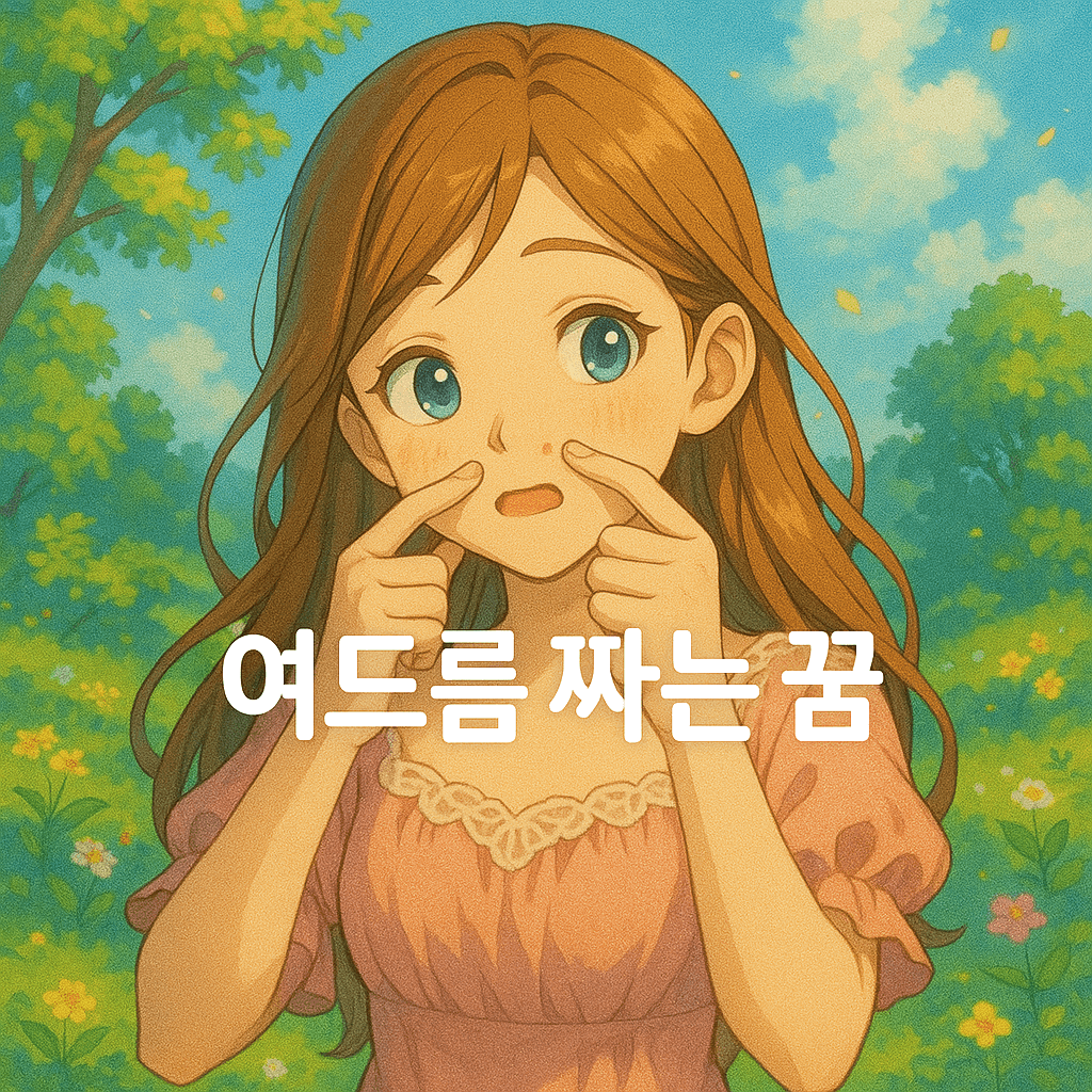 여드름 짜는 꿈 해몽