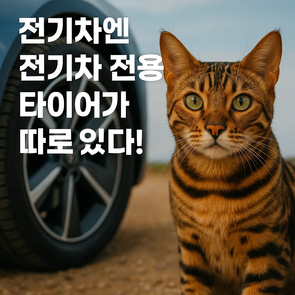 전기차엔 전기차 전용 타이어가 따로 있습니다!