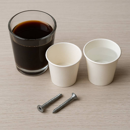 커피가 금속을 부식시킬까?