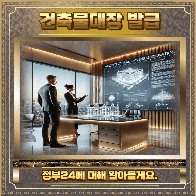 정부24 건축물대장