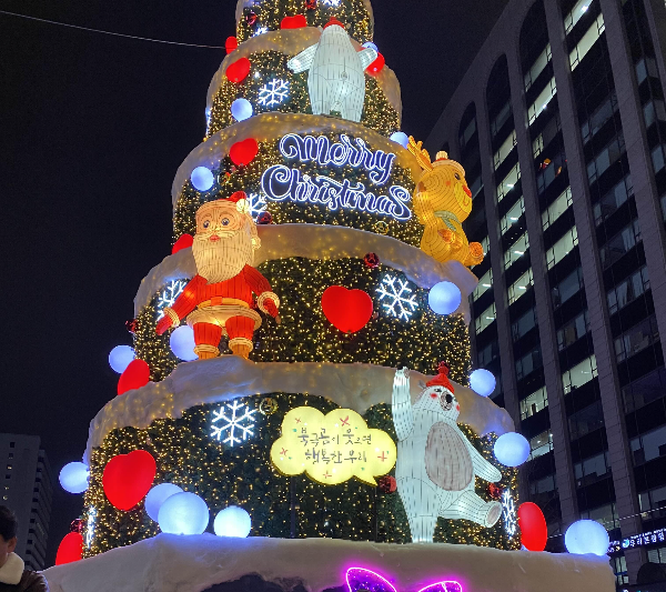 청계천 빛초롱 축제 크리스마스 트리 축제