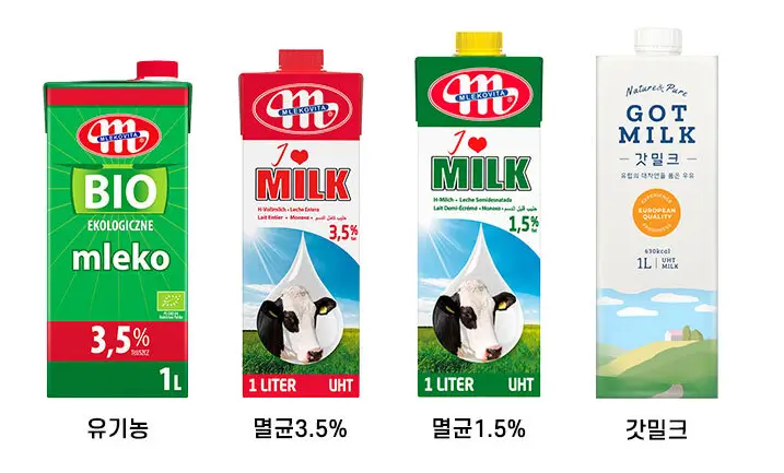 멸균우유로 요거트, 그릭요거트 만들기. 믈레코비타 폴란드우유