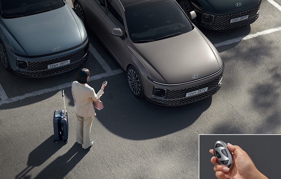 디 올 뉴 그랜저 스마트키 출처 현대차 홈페이지