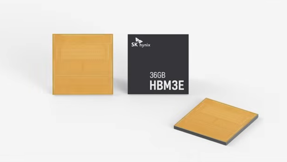 SK하이닉스 HBM3E 사진