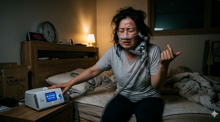 양압기 압력 조절 실패 후회