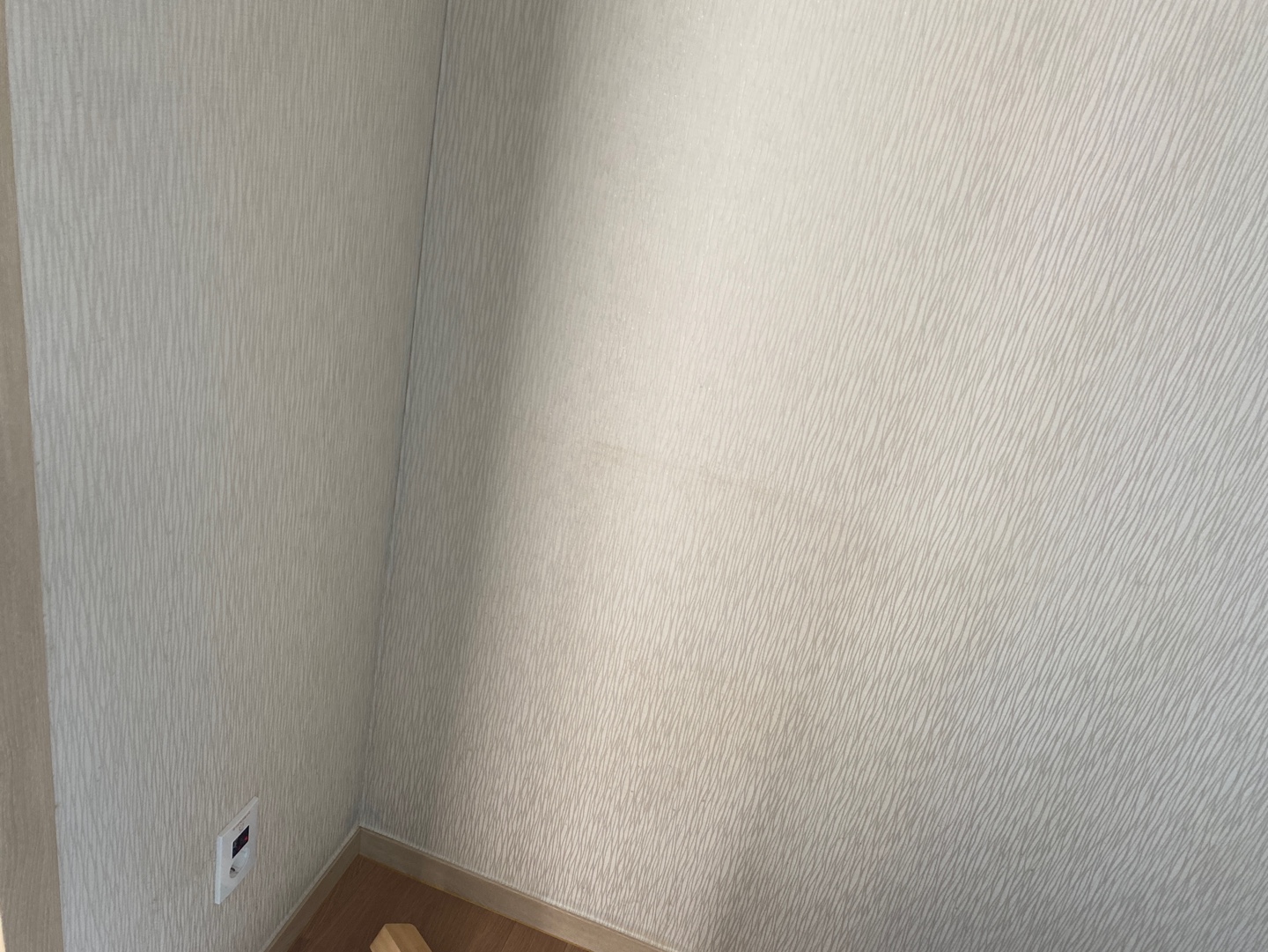 곰팡이 제거 후 모습