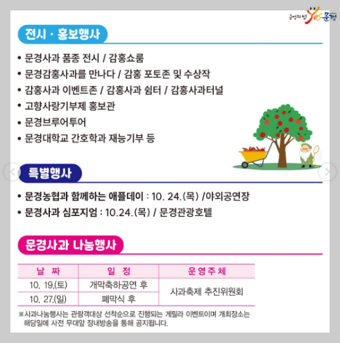 문경사과축제