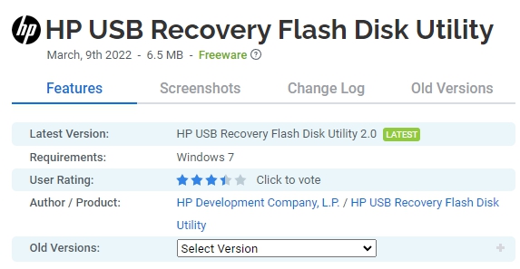 HP-USB-Recovery-Flash-Disk-Utility