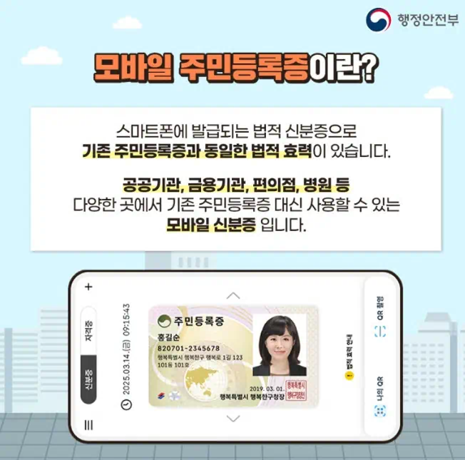 모바일 주민등록증이란? 설명