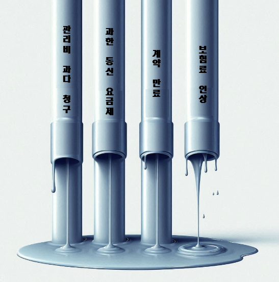 자취 고정비 4가지 숨은 손해 — 조용히 쌓이는 구조