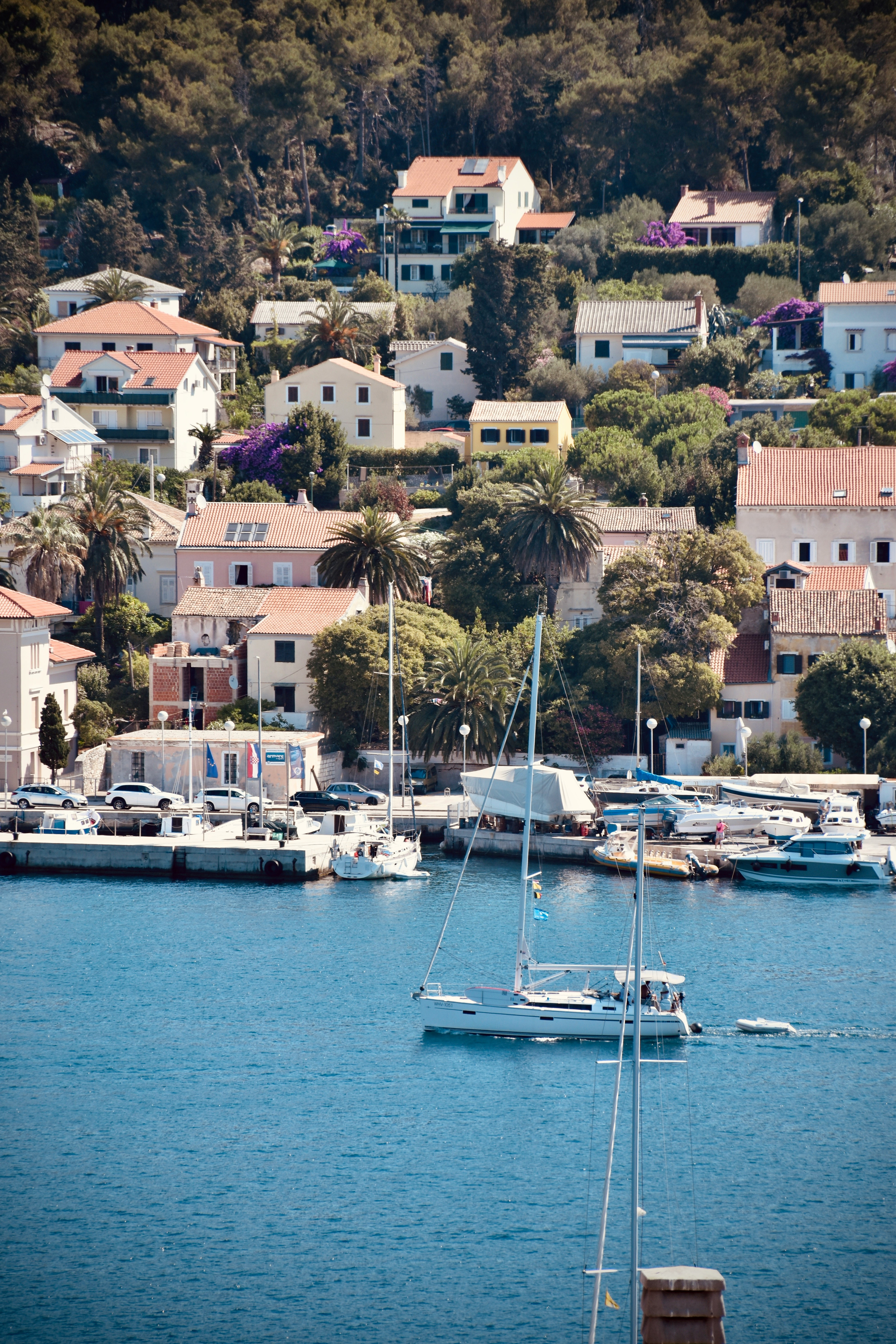 말리의 해변 마을 모습