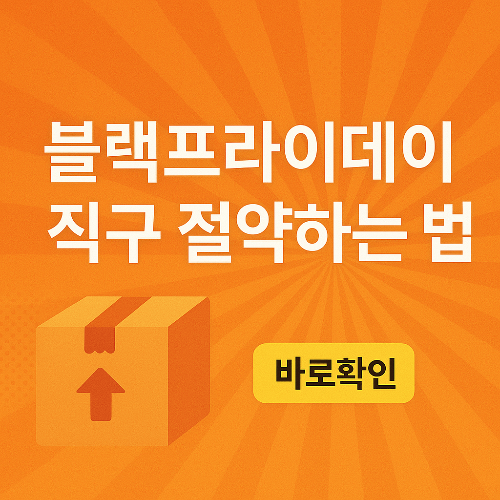 블랙프라이데이 직구