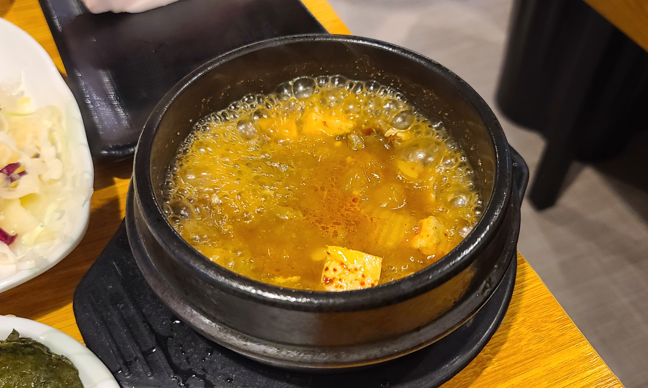 상대원맛집 윤지네고기에반하다 삼겹살 목살 항정살 한돈반반 된장찌개