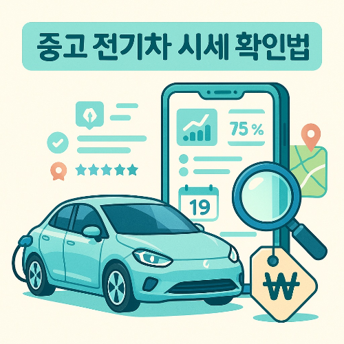 중고 전기차 시세확인법