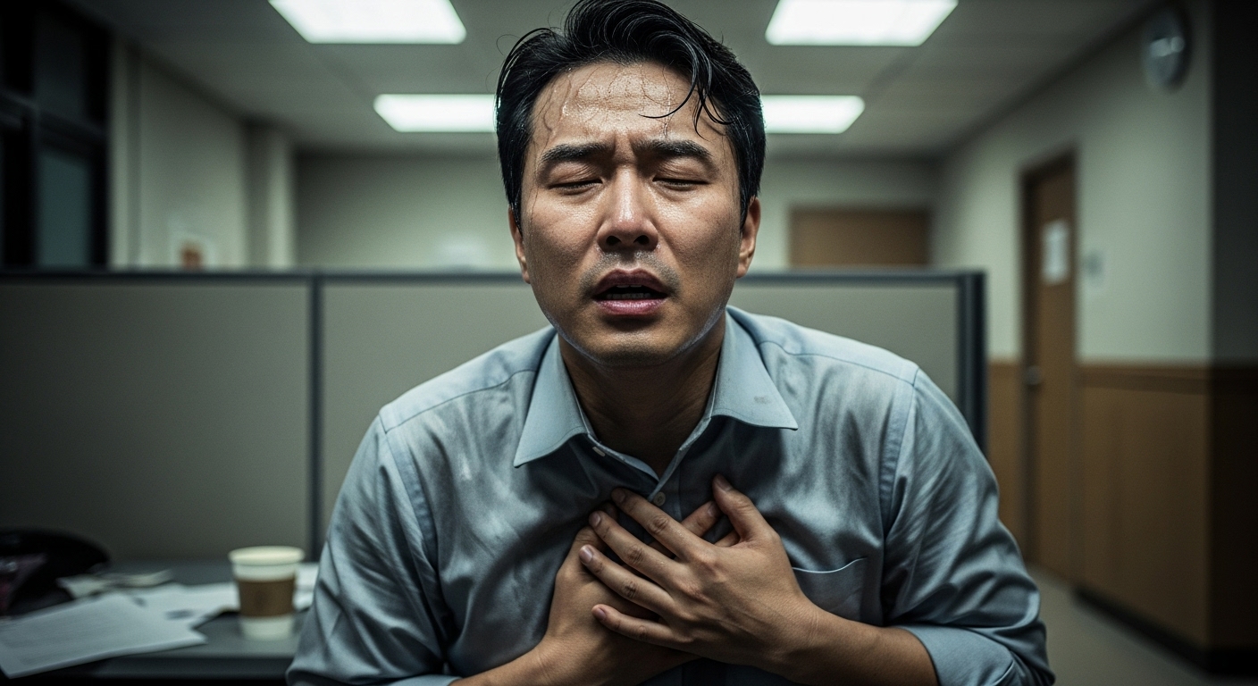 가슴이 콕콕찌르는 증상