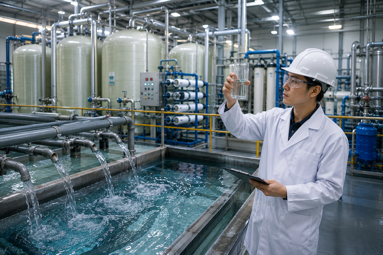 식품 공장의 수처리와 물 재이용 시스템