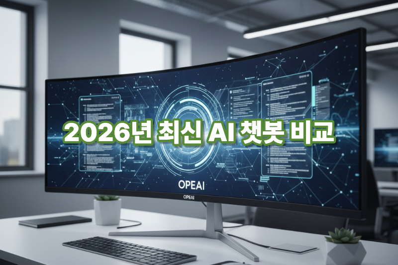 2026년 AI 챗봇 비교 ChatGPT 대안 대표 이미지