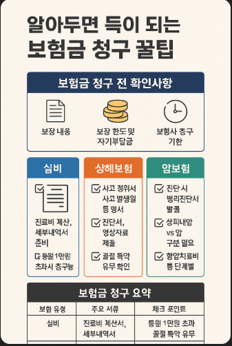 알아두면 득이 되는 보험금 청구