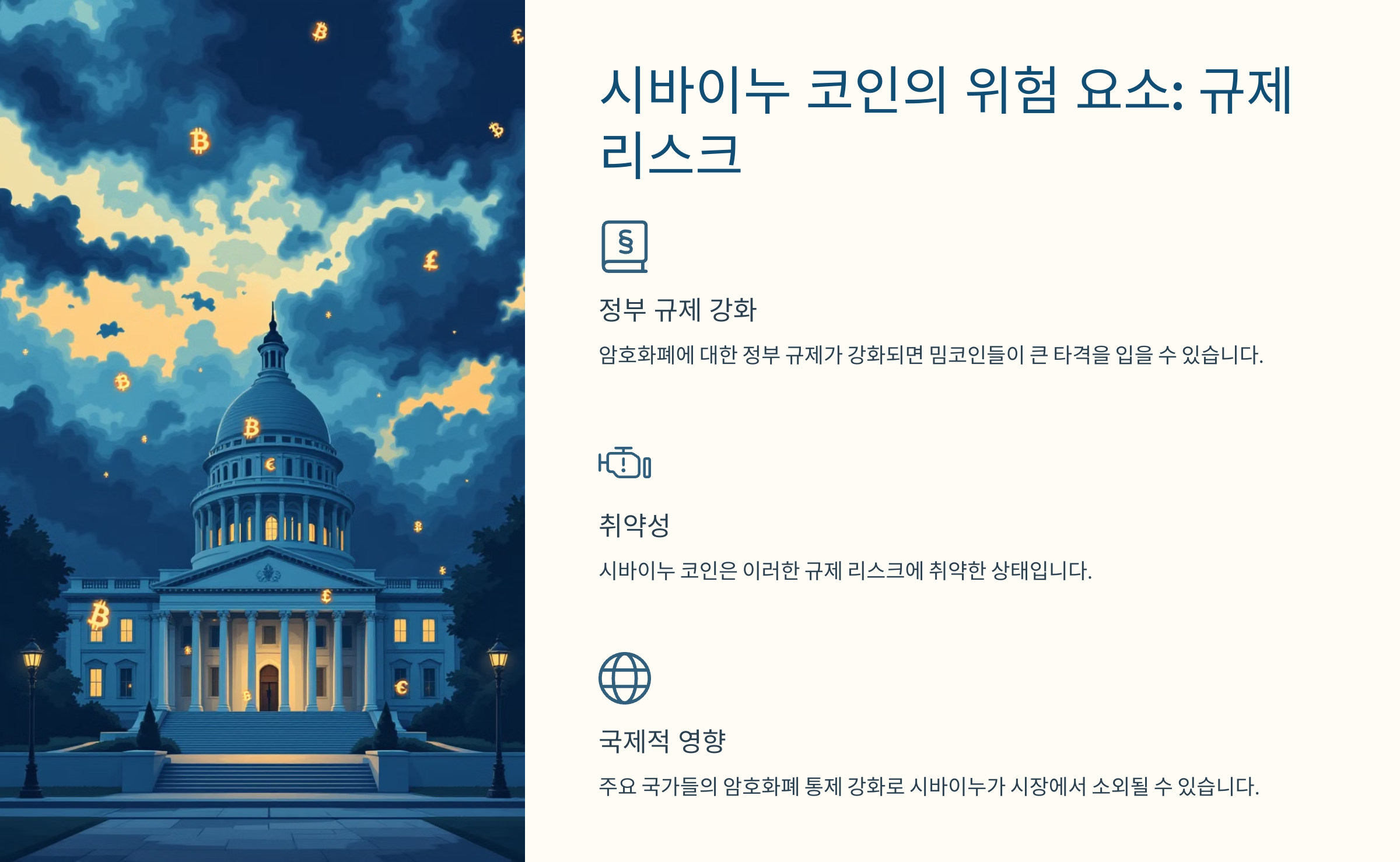 시바이누 코인의 위험 요소: 규제 리스크