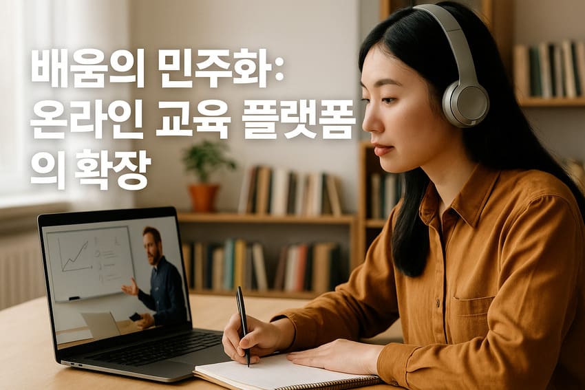 배움의 민주화: 온라인 교육 플랫폼의 확장