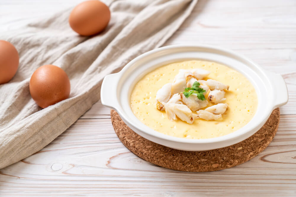 그릇에 담긴 계란찜