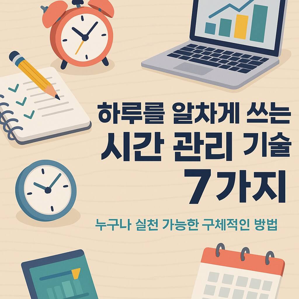 시간 관리 기술 7가지