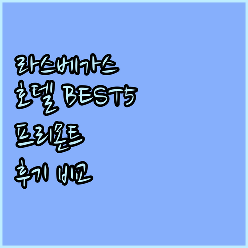 라스베이거스 추천 호텔 BEST5 프..