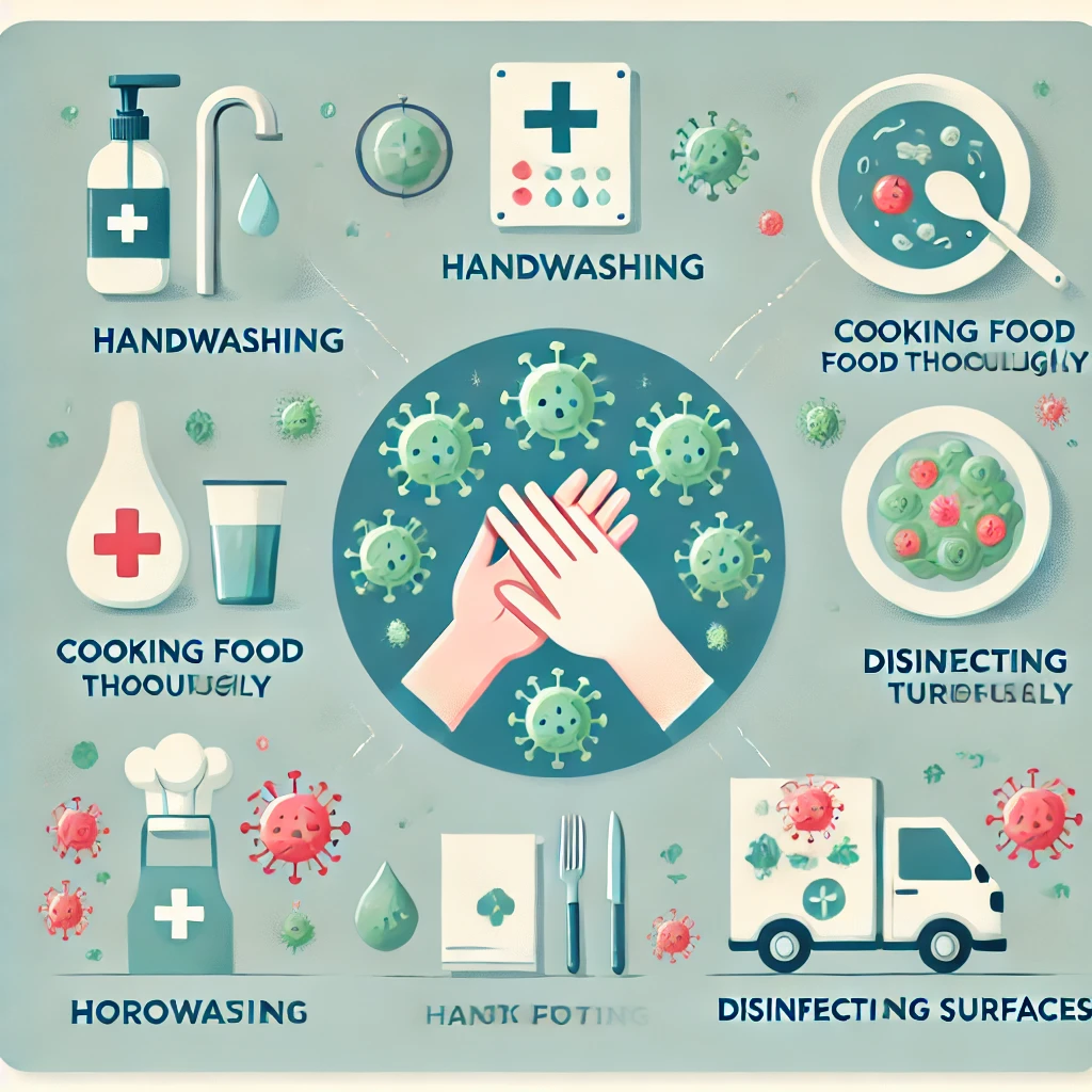 손씻기와 예방법에 대한 이미지