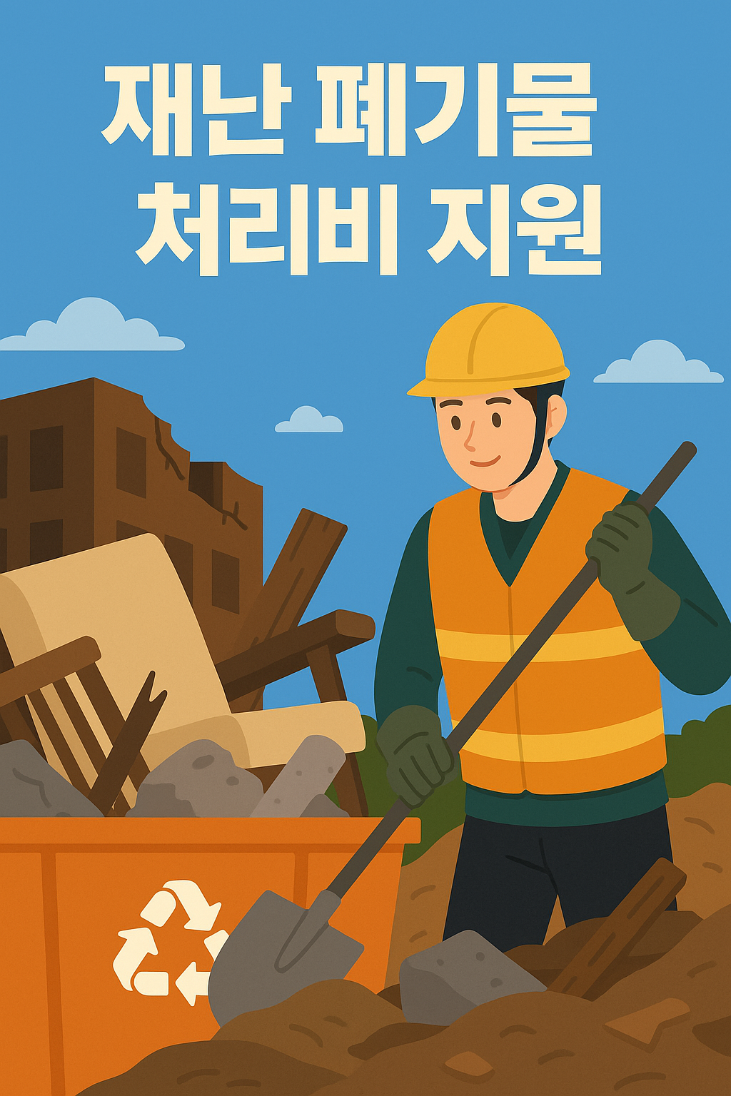 재난폐기물 수거 지원 제도 안내