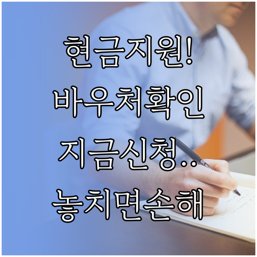 소상공인 경영안정 바우처 대상 확인 ..