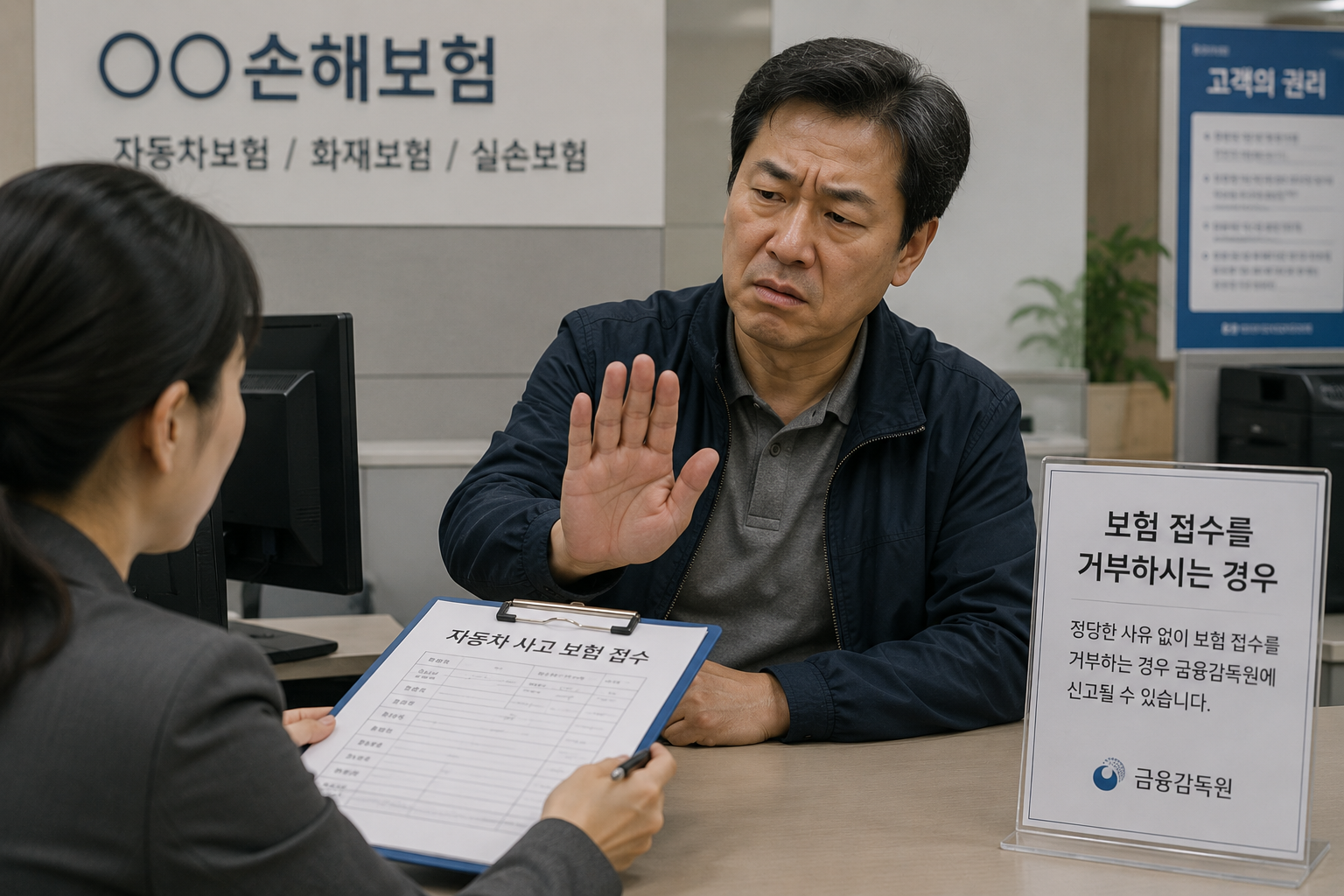 교통사고 후 상대방이 보험접수를 거부한다면