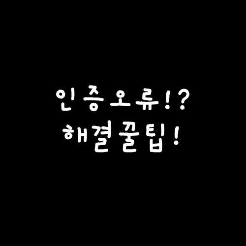 당근마켓 본인인증 오류 총정리: 명의..