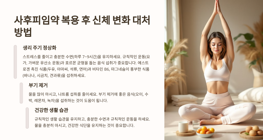 사후피임약과 신체 변화, 무엇을 알아야 할까?
