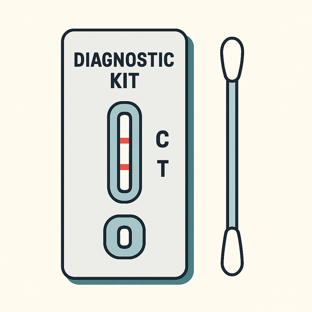 자가진단 키트 관련 이미지