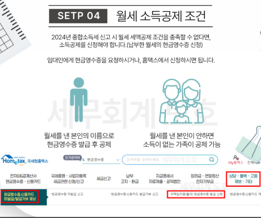 월세 소득공제 조건