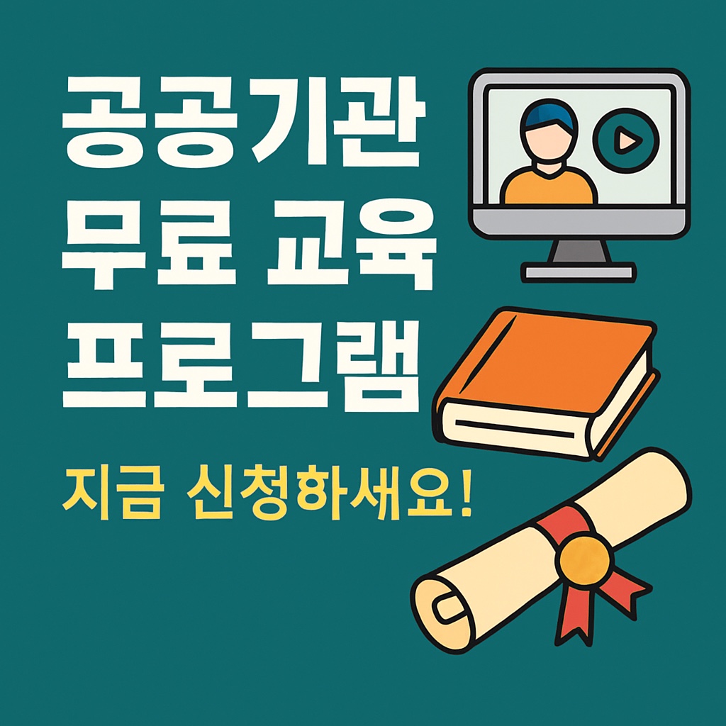 공공기관 무료 교육